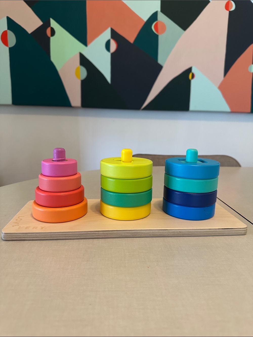 Lovevery Twist & Pivot Pattern Puzzle